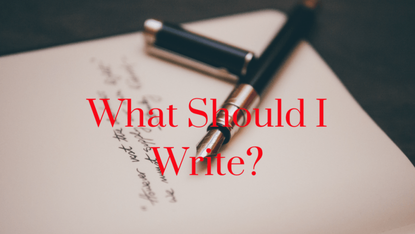 what should i write?